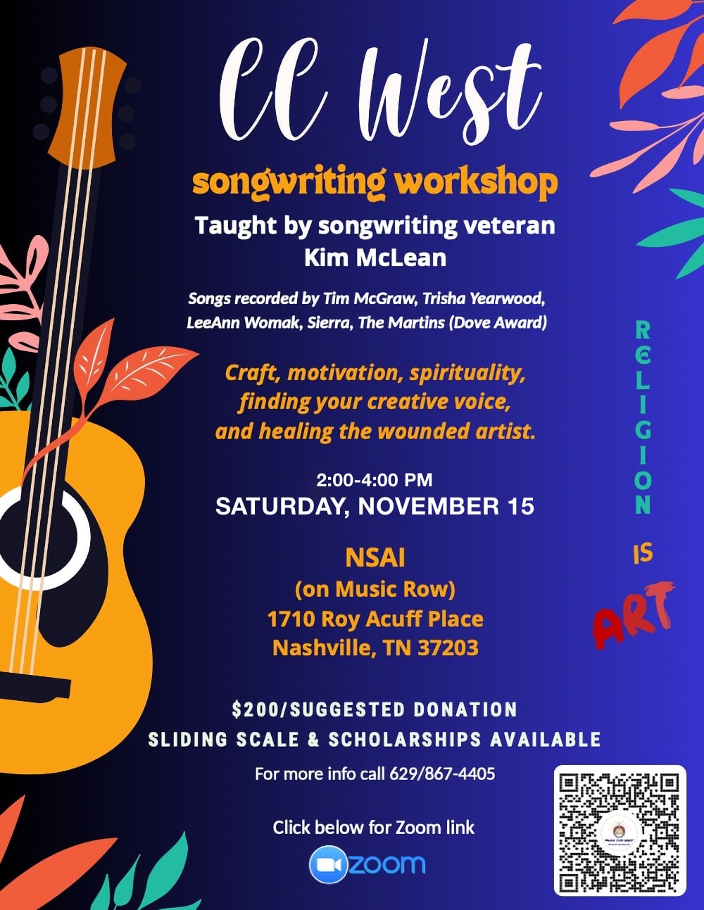 CCWest Artists helping Artists